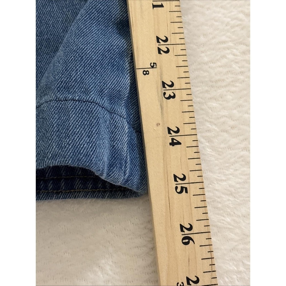 Vintage Rue Twenty One Denim Overalls Wide Leg Bib Jeans Womens L - Picture 5 of 10